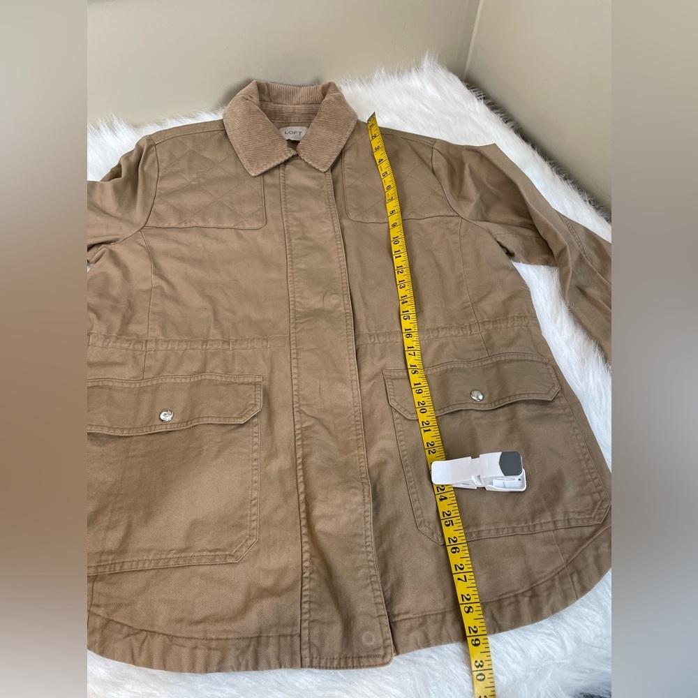 New Loft Cotton Field Barn Chore Coat Women's Tan Large - Picture 9 of 13